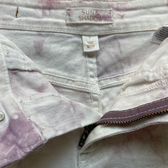 NWOT Pink & White jean shorts - Picture 6 of 6